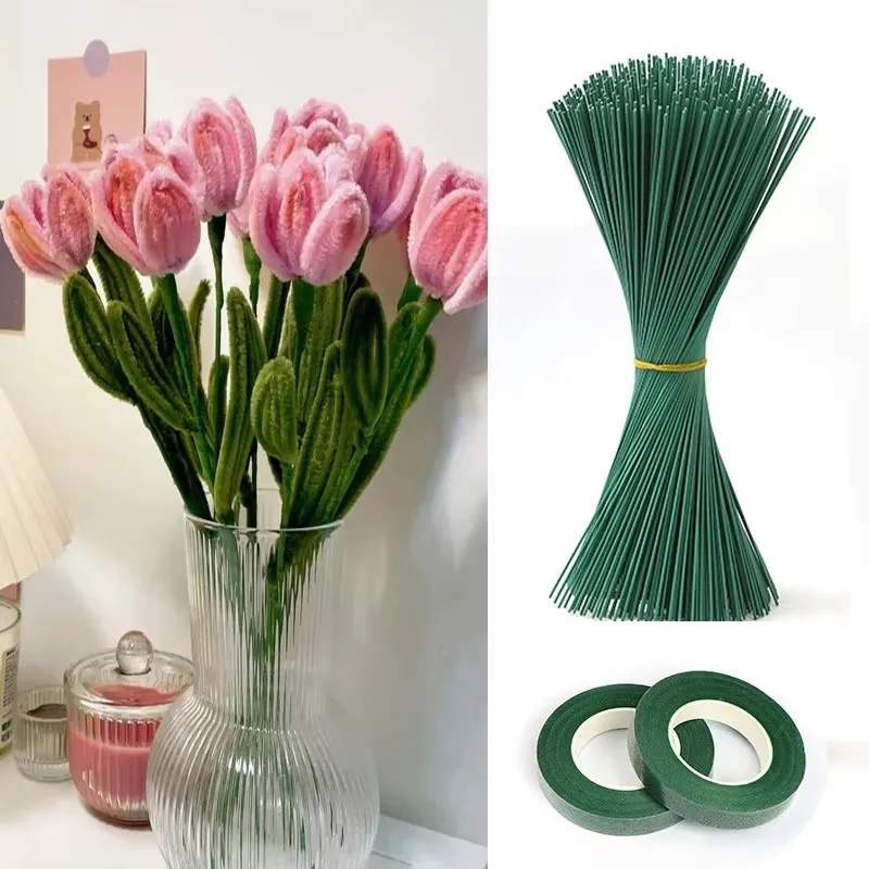 Floral Tape Green - أعواد زهور خضراء، مواد زهور للتصميم