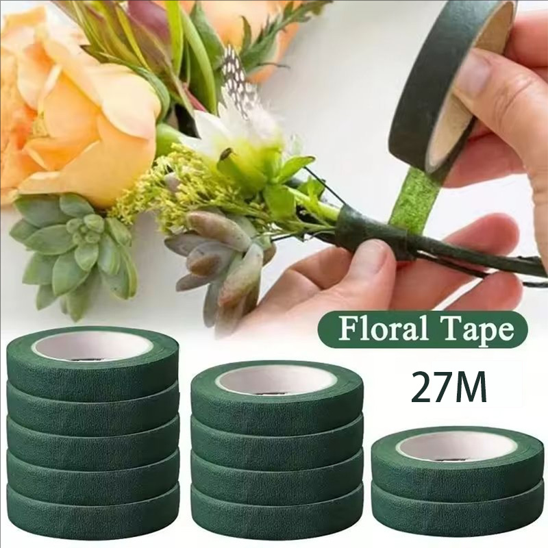Floral Tape Green - شريط زهور بطول 30 ياردة وعرض