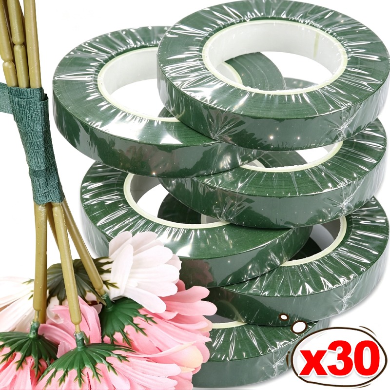 Floral Tape Green - شريط حدائق ذاتي اللصق أخضر اللون