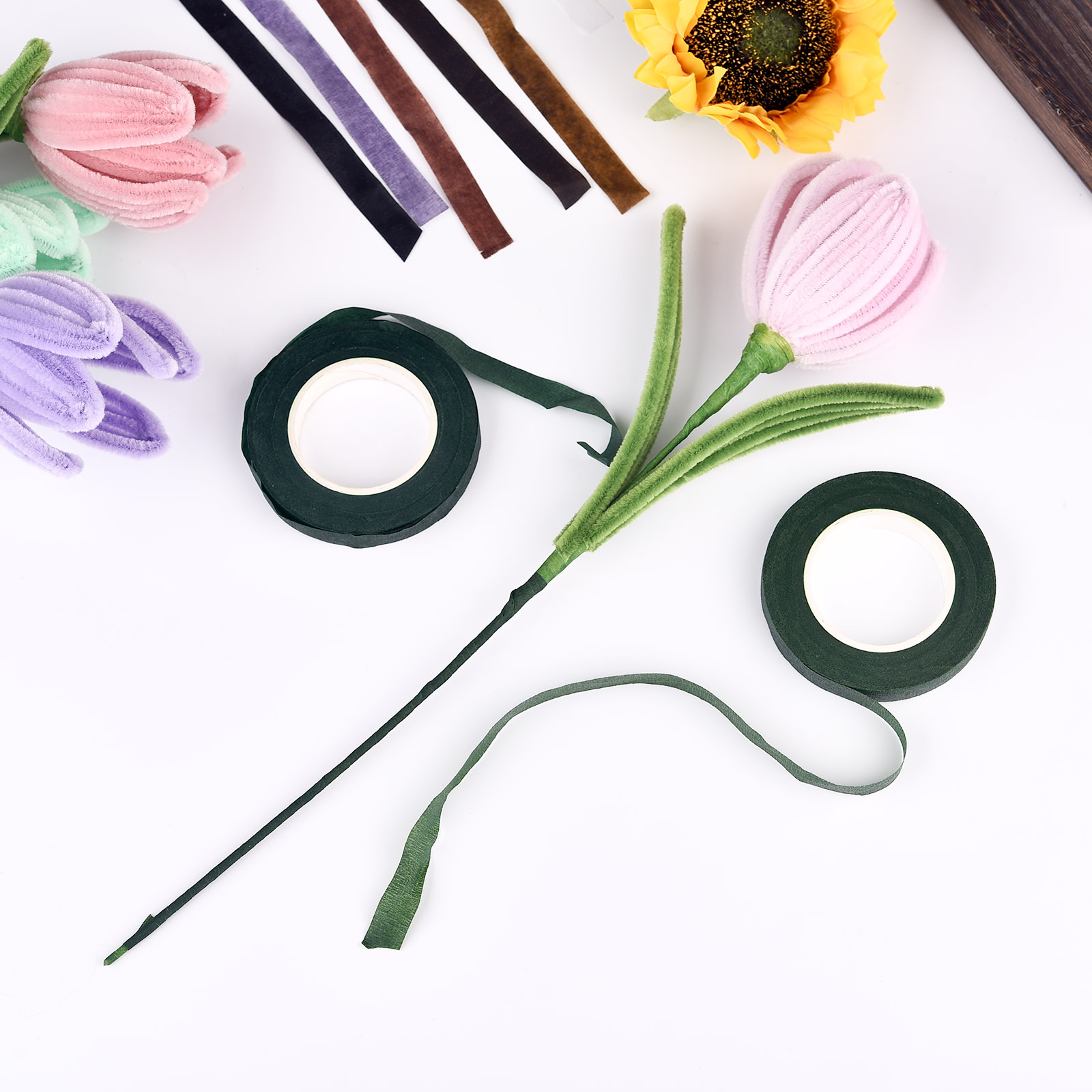 30 ياردة الأزهار الجذعية الشري - مراجعة Floral Tape Green وسعره