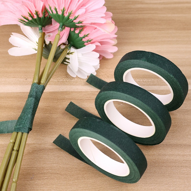 10/1 لفات شريط زهور أخضر ذاتي  - مراجعة Floral Tape Green وسعره