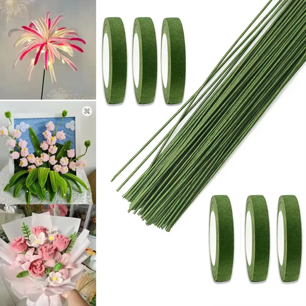 أعواد زهور خضراء، مواد زهور لل - مراجعة Floral Tape Green وسعره