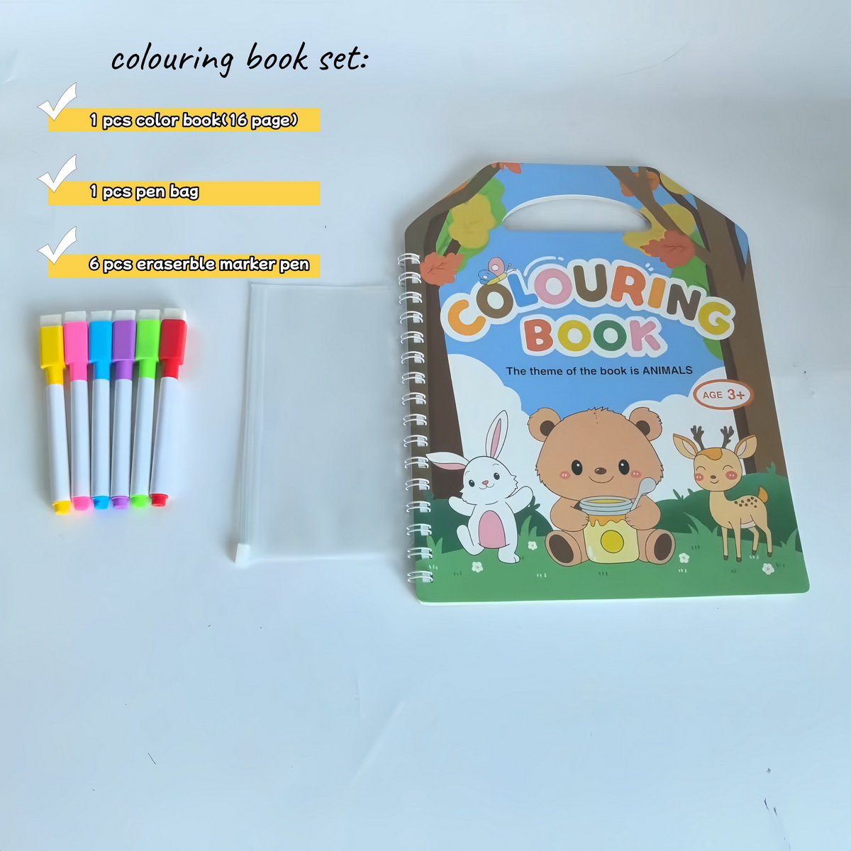 1 مجموعة 16 صفحة كتاب الألوان  - مراجعة Copic Marker Sketch وسعره