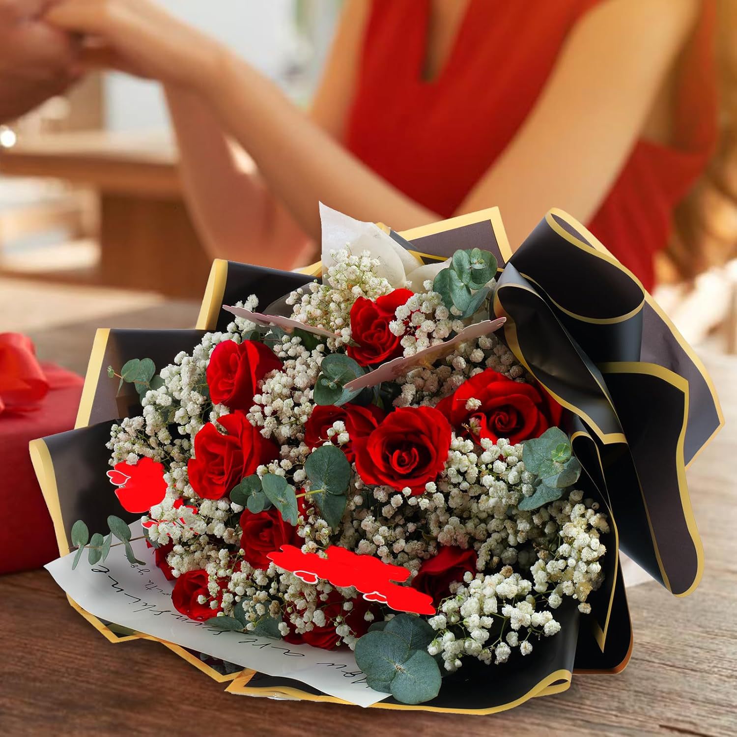 20 ورقة من ورق تغليف الزهور بح - مراجعة Florist Flower Supply وسعره