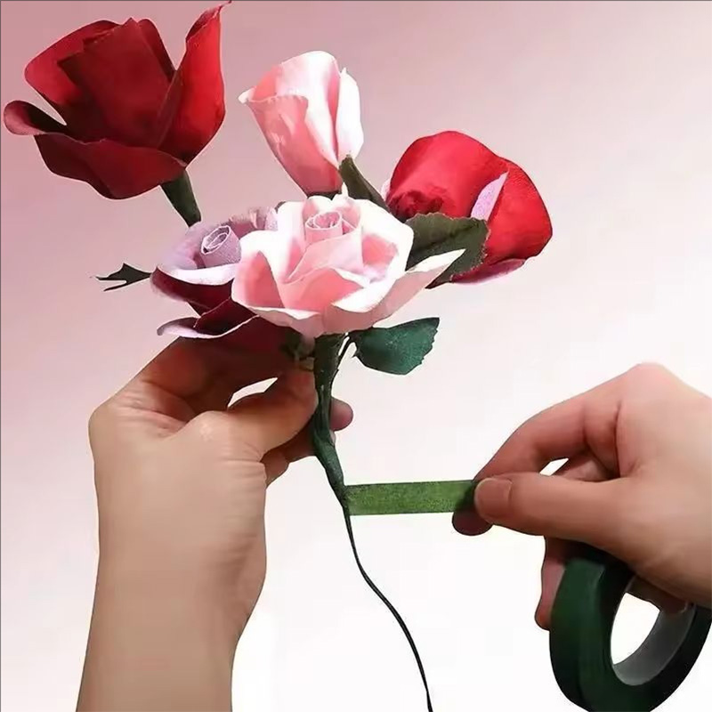 شريط زهور بطول 30 ياردة وعرض 1 - مراجعة Floral Tape Green وسعره