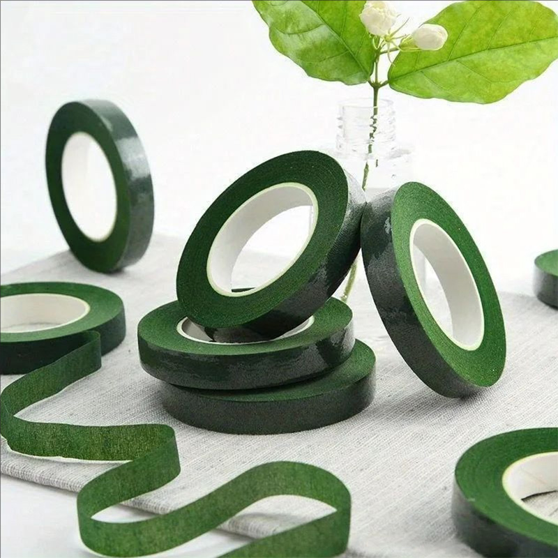 شريط زهور بطول 30 ياردة وعرض 1 - مراجعة Floral Tape Green وسعره